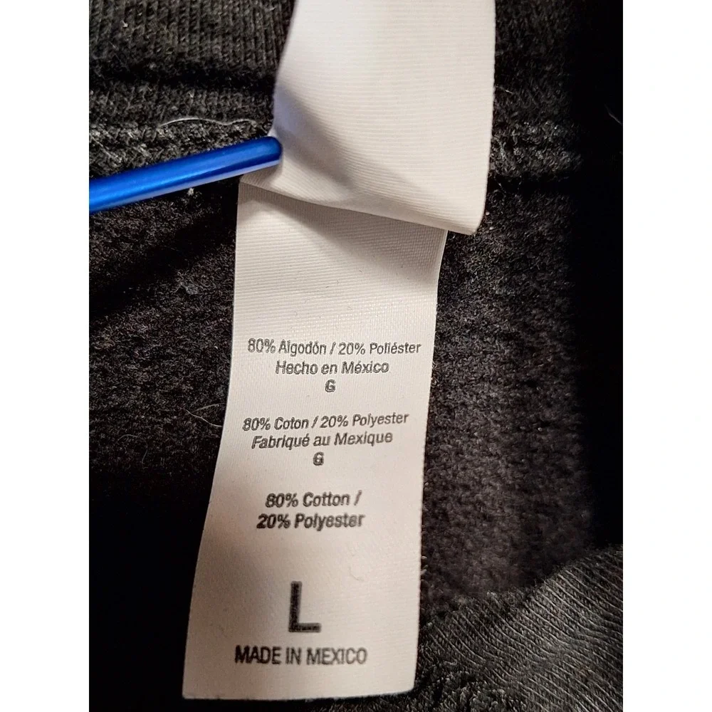 Anti Social Social Club Essential Hoodie Mens Large Black Fleece Lined Pullover‎